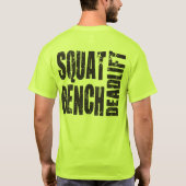 T-shirt Levage - Squale, Banc, Démontage (Dos)