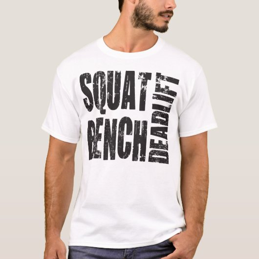 T-shirt Levage - Squale, Banc, Démontage (Devant)