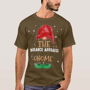 T-shirt L'évaluateur d'assurance Gnome Family Correspondan