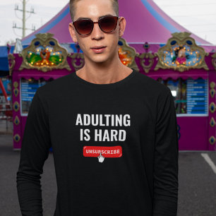 T-shirt L'évaluation est difficile - Désabonner   Devis pe