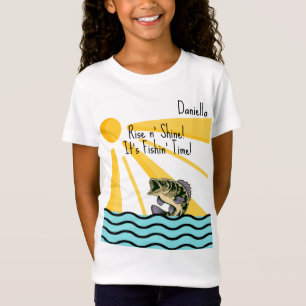 T-Shirt "Lève-toi et brille ! C'est le temps de la pêche !
