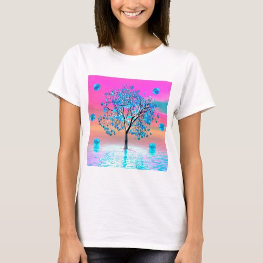 T-shirt Levée de soleil de Crystal Tree (Devant)