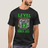 T-shirt Level 13 Unlocked Awesome 2009 Video Game 13th Bir (Devant)