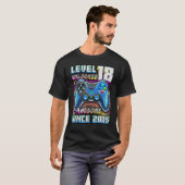 T-shirt Level 18 Unlocked Awesome 2005 Video Game 18th Bir (Devant entier)