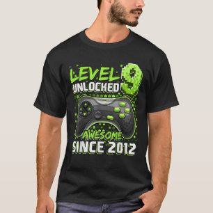 T-shirt Level 9 Awesome 2012 Video Game 9th Birth