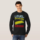 T-shirt Level Overbending Unlocked Harmonica Player (Devant entier)