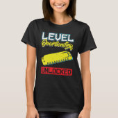 T-shirt Level Overbending Unlocked Harmonica Player (Devant)