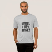 T-Shirt LEVEL UP DAILY Design 06 (Devant entier)
