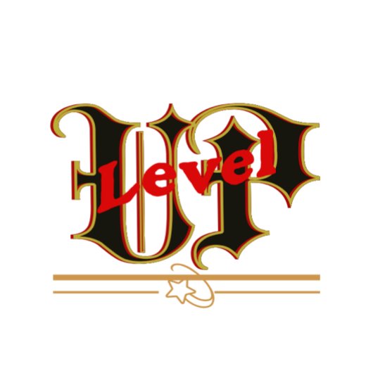 T-shirt Level Up Love – Gothic Typography Design