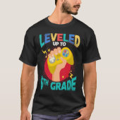 T-shirt Leveled Up To 6th Grade Students Education Back To (Devant)