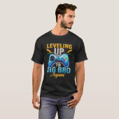 T-shirt Leveling Jusqu'À Big Bro Encore Gamer Boy Big Brot (Devant entier)