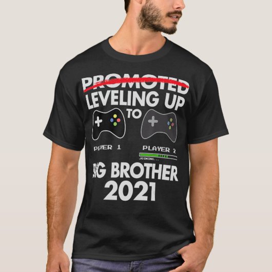 T-shirt Leveling jusqu'à Big Brother 2021 jeu vidéo Playe (Devant)