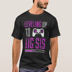 T-shirt Leveling Jusqu'Aux Grands Sis Promu À Grande Soeur