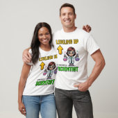 T-shirt Leveling Up Scientist Ck To School Funny Gamer Gir (Unisexe)