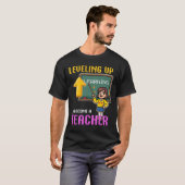 T-shirt Levelup Enseignant Ck À L'École Amusante Gamer Fil (Devant entier)