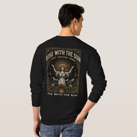 T-shirt Lever avec le Soleil (Dos entier)
