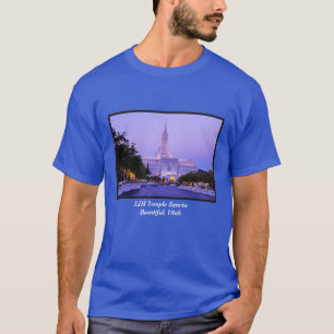 T-shirt Lever de soleil abondant de temple mormon de LDS -