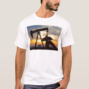 T-shirt Lever de soleil de Jack de pompe de puits de