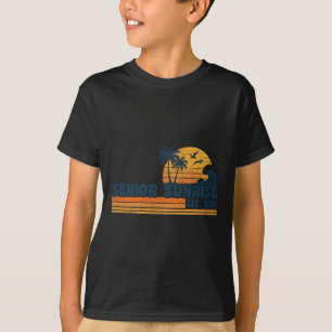 T-shirt Lever de soleil des seniors 2026 Diplômé Cool Rétr
