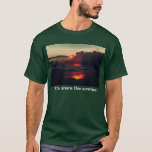 T-shirt lever de soleil sur le haleakala volcan, sur l'îl