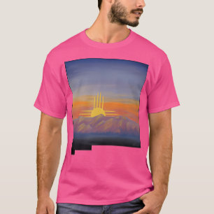 T-shirt Lever De Soleil Sur Les Sandias- Albuquerque Actif