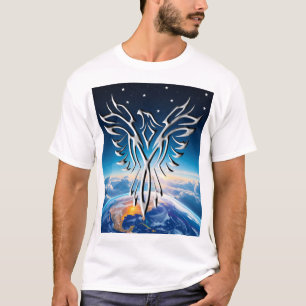 T-shirt Lever du soleil de l'aigle argenté