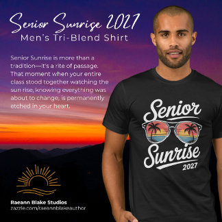 T-shirt Lever du soleil des aînés 2027 Chemise Tri-Blend p