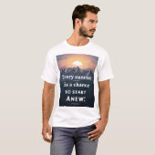 T-shirt Lever et Renouveau (Devant entier)