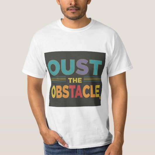 T-shirt lever l'obstacle (Devant)