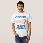 T-shirt Levez-vous et obtenez noté (Devant entier)