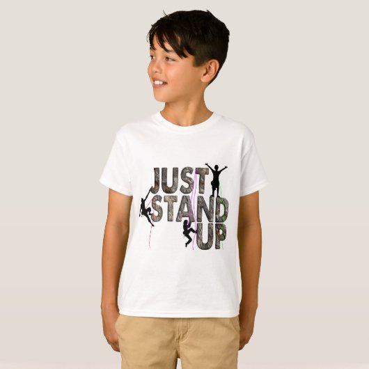 T-shirt Levez-vous juste (Devant entier)