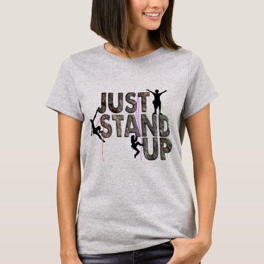 T-shirt Levez-vous juste (Devant)