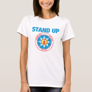 T-shirt levez-vous pour la roche debout
