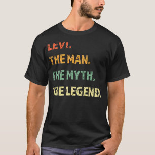 T-shirt Levi L'Homme Le Mythe La Légende Nom Personnalisé