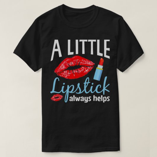 T-shirt Levier Aide Toujours Beautician Kiss Maquillage Ar (Design devant)