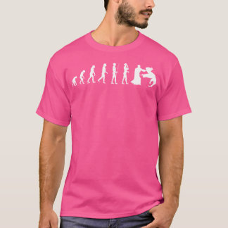 T-shirt L'évolution amusante de l'Aikido