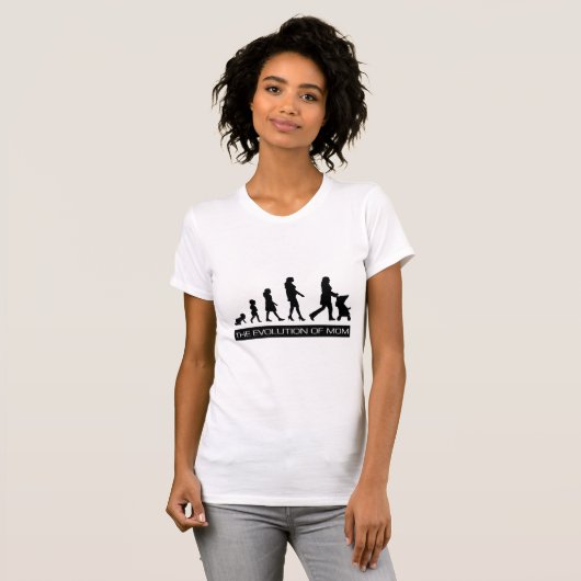 T-shirt L'évolution de maman (Devant entier)