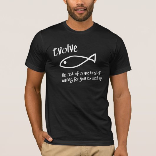T-shirt L'évolution de TDK évoluent (Devant)
