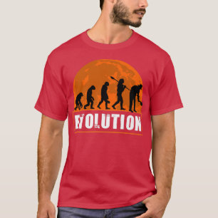 T-shirt L'évolution des agriculteurs humains Amusant l'évo