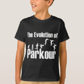 T-shirt L'évolution du parkour franc (Devant)