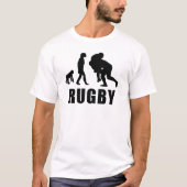 T-shirt L'évolution du Rugby Tackle (Devant)