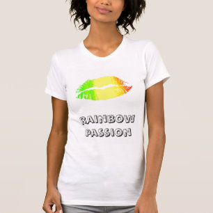 T-shirt Lèvres arc-en-ciel