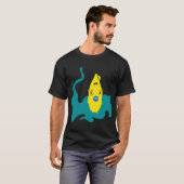 T-shirt lèvres bleues (Devant entier)