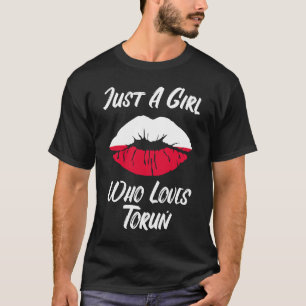 T-shirt Lèvres Bouche Amour Drapeau Polonais Thorn