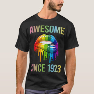 T-shirt Lèvres colorées - Magnifique depuis 1923