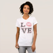 T-shirt Lèvres d'amour (Devant entier)
