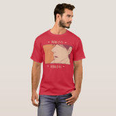 T-shirt Lèvres de garçon ami d'anime (Devant entier)
