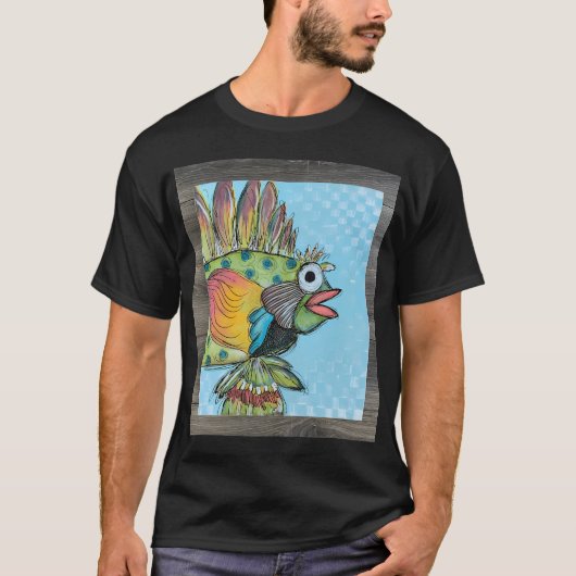 T-shirt Lèvres de poisson (Devant)