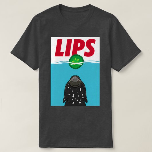 T-shirt Lèvres de poisson Pleco (Design devant)