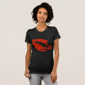 T-shirt lèvres empoisonnées (Devant entier)